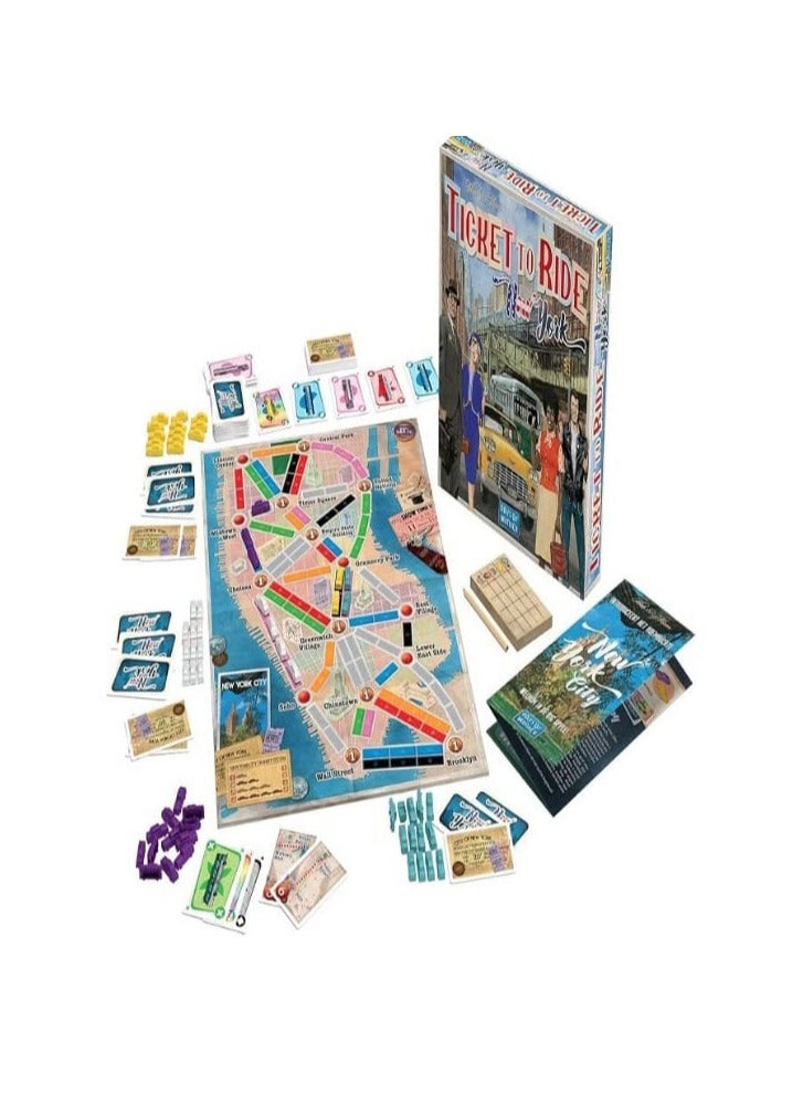 Ticket to Ride: New York - Board Game - Image 1